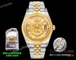 AR+ Factory Weighted Version Rolex SKY-DWELLER Gold Face 904L Two Tone Watch 42mm